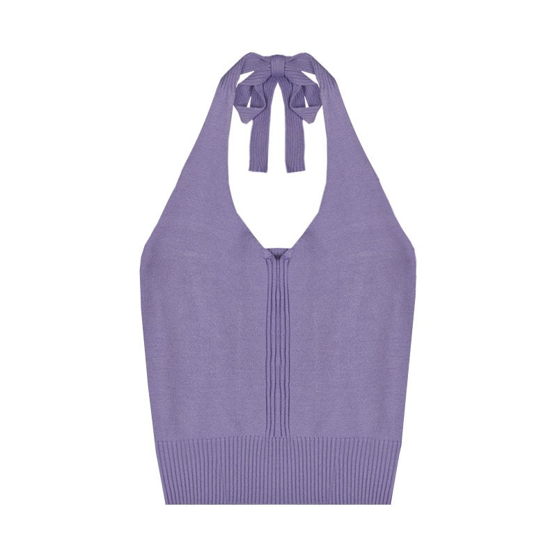 Short Sleeveless Knitted Camisole Summer Women