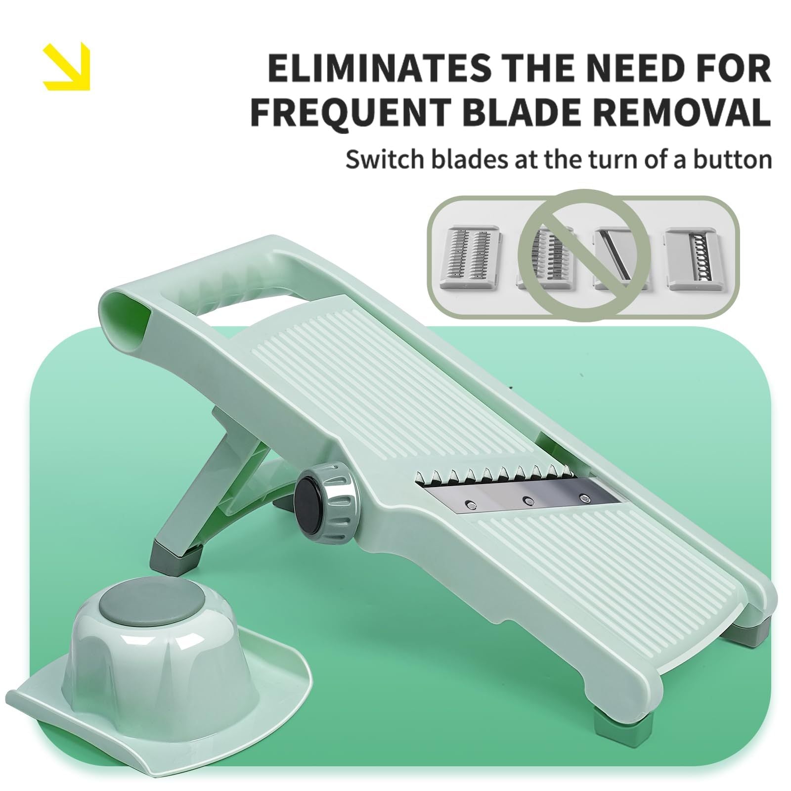 304 Stainless Steel Blade Vegetable Slicer And Grater