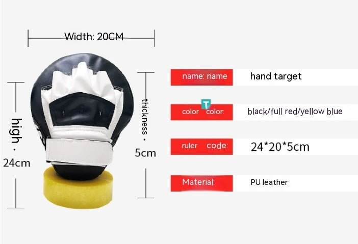 Martial Arts Target Pad – Boxing, Muay Thai, Taekwondo & Kick Training Gear