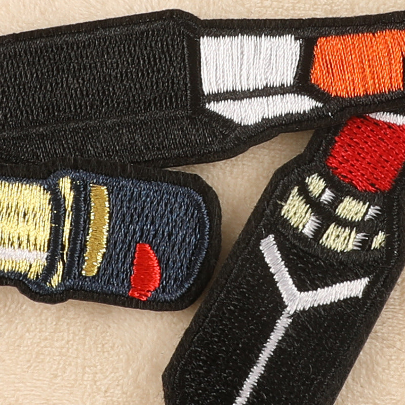 Computer Embroidery Label Patch – Small Badge for Clothing and Accessories