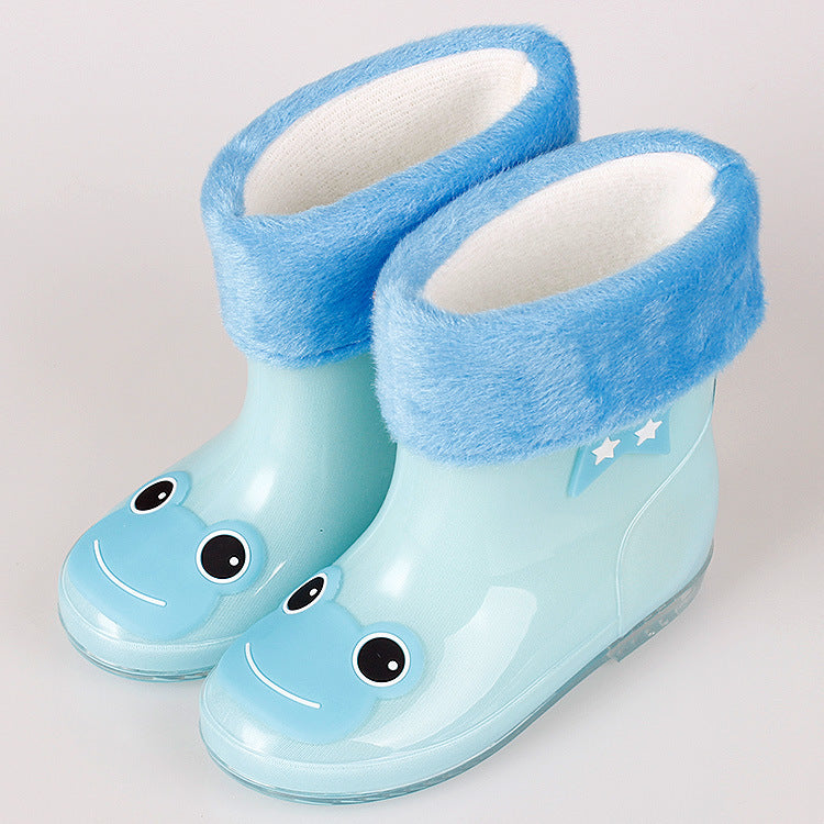 Removable Cotton All Season Rain Shoes For Boys And Girls' Kindergartens