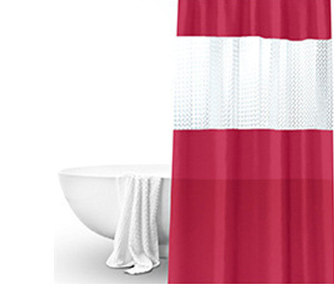 Splicing Translucent Waterproof Mildew-Proof Bathroom Shower Partition Curtain