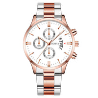 White Plate Gold Strap