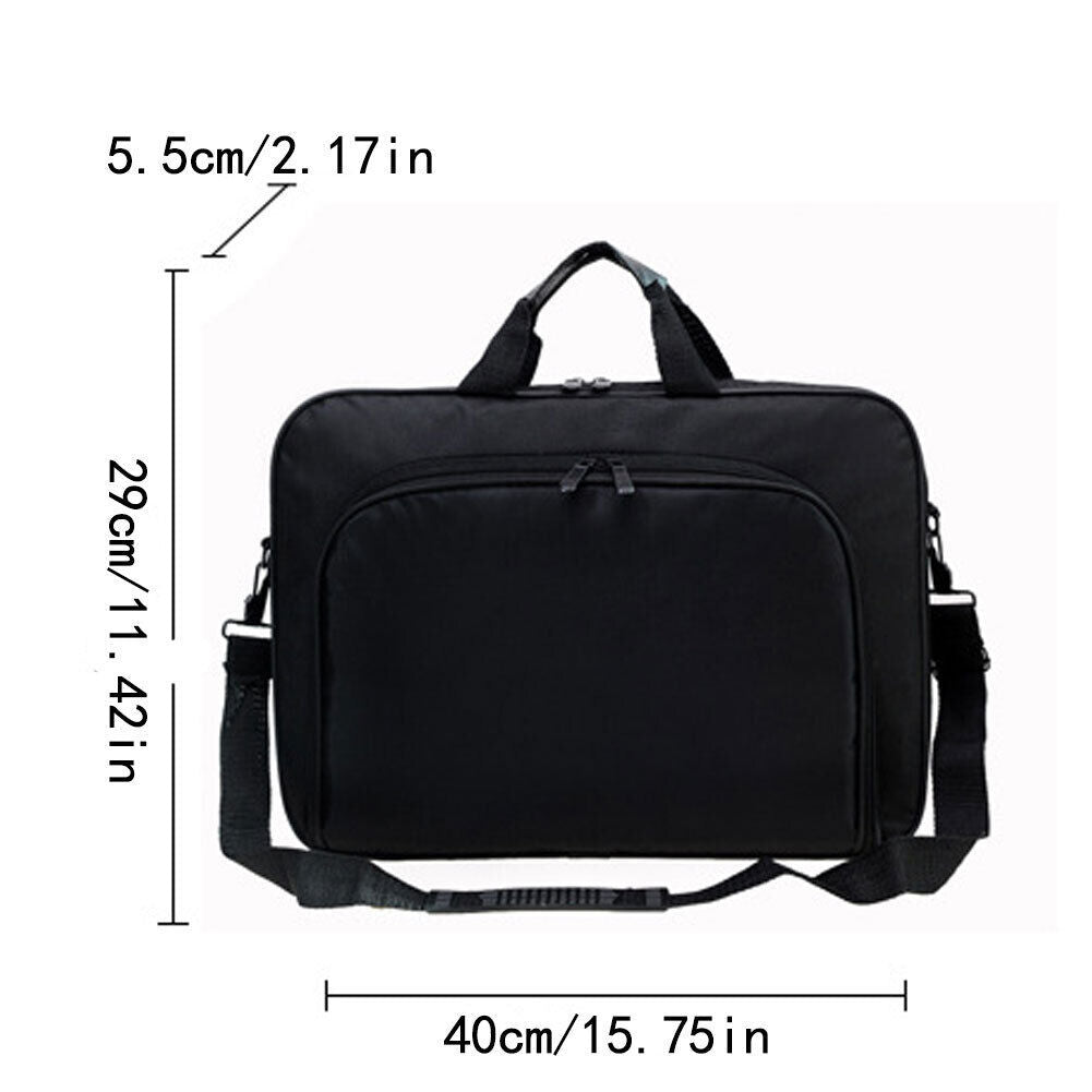 Slim Unisex Nylon Laptop Bag With Shockproof Interlayer