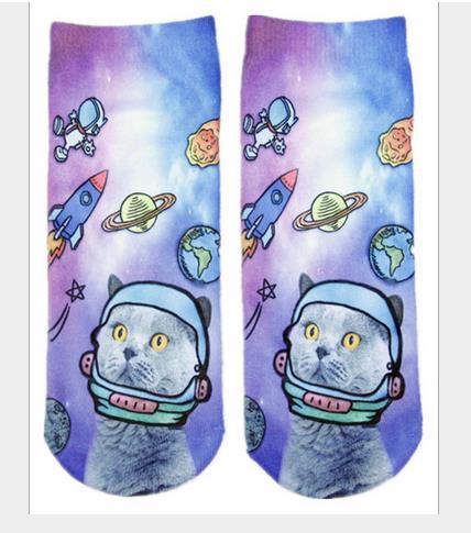 3D Printed Cartoon Flip Flop Socks for Couples