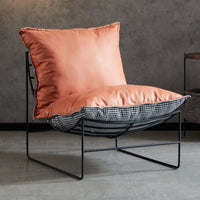 Orange leather
