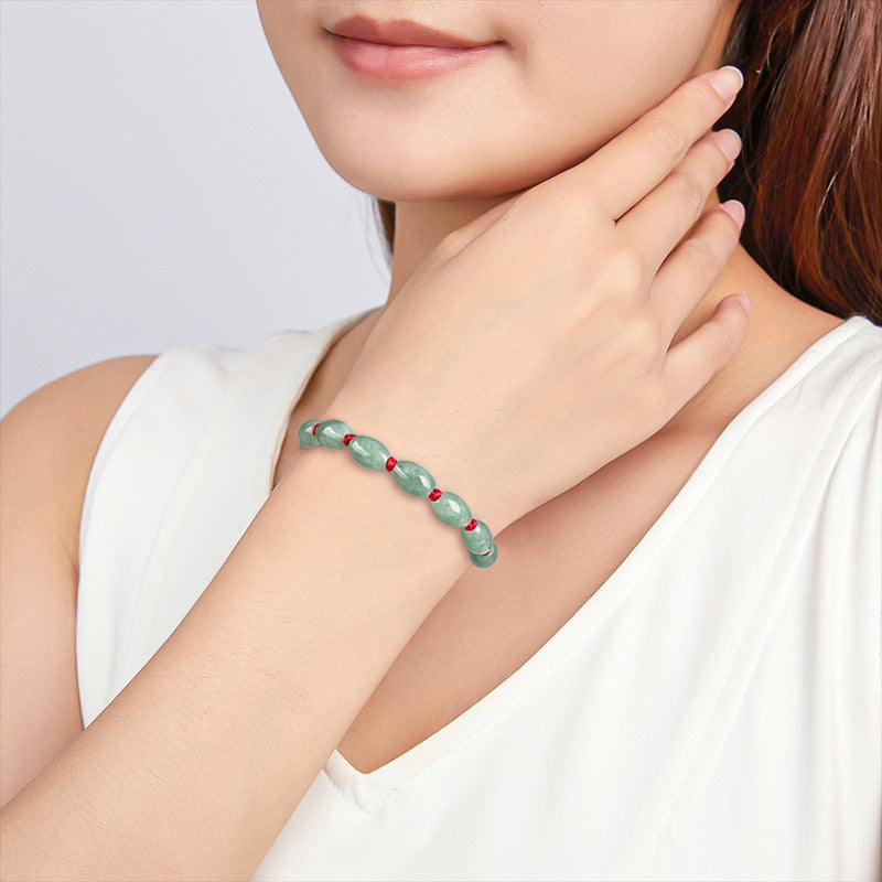 Jade As Right As Rain Bracelet