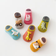 Autumn And Winter Terry Warm Baby Toddler Socks Stereo Doll Dinosaur Rabbit Thick Cute Cartoon Floor Socks
