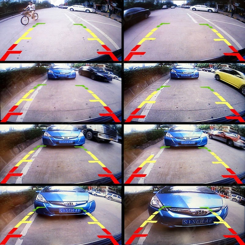 Old Vios Rear View Reversing Camera with Night Vision & Parking Guide Lines