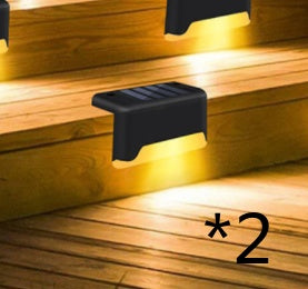 Solar Outdoor Courtyard Lamp Staircase Wall Lamp