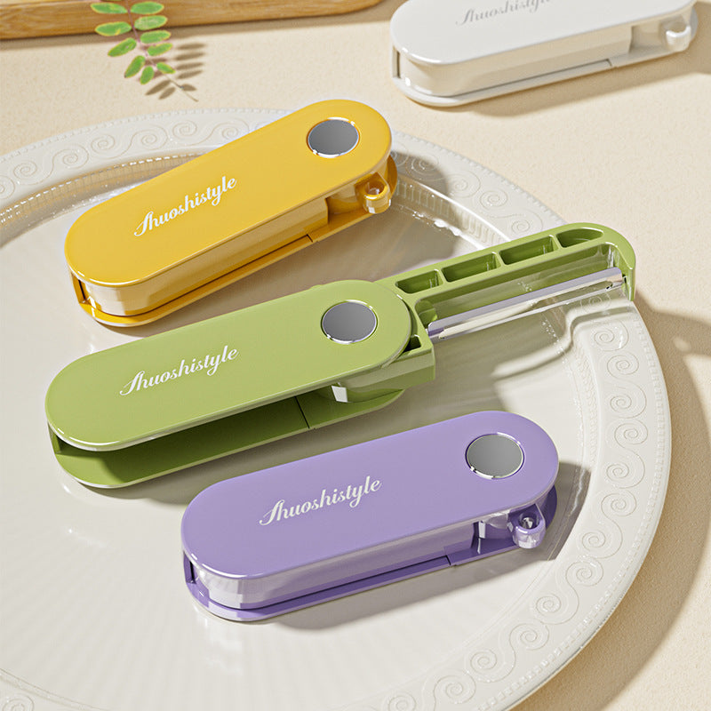 Foldable Stainless Steel Vegetable & Fruit Peeler – Portable Sharp Kitchen Slicer