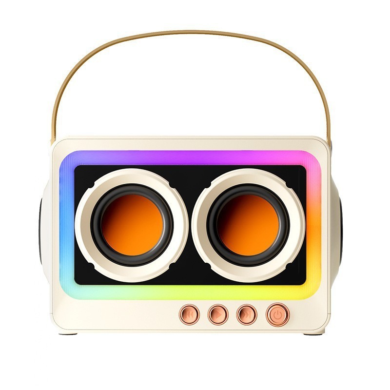 Plastic Bluetooth Retro Mini Speaker For Car And Desk