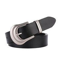 Silver Buckle Black