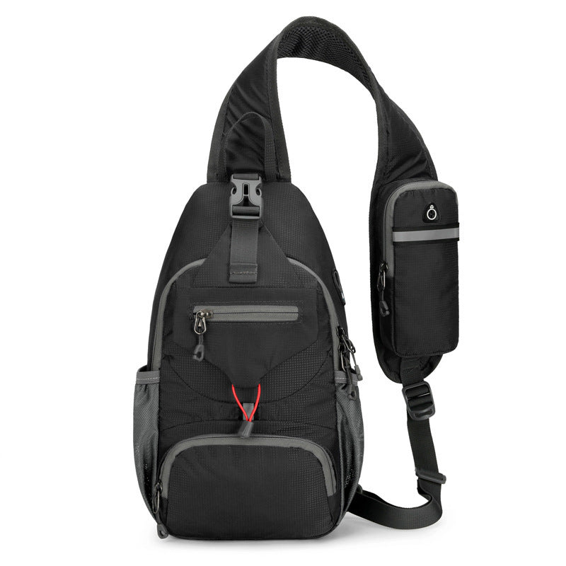 Men's Lightweight Outdoor Trendy Nylon Multifunctional Waist Bag