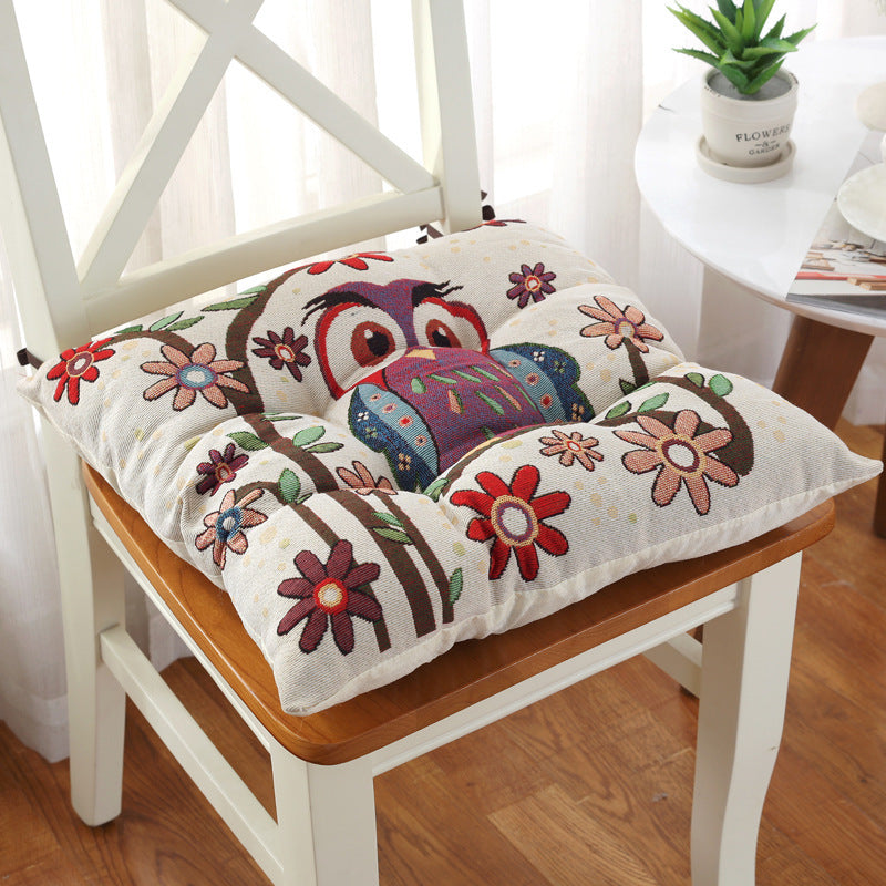 Thickened Non-slip Chair Cushion Tatami Children's Heightened Dining Chair Cushion Solid Wood Stool Car Seat Cushion