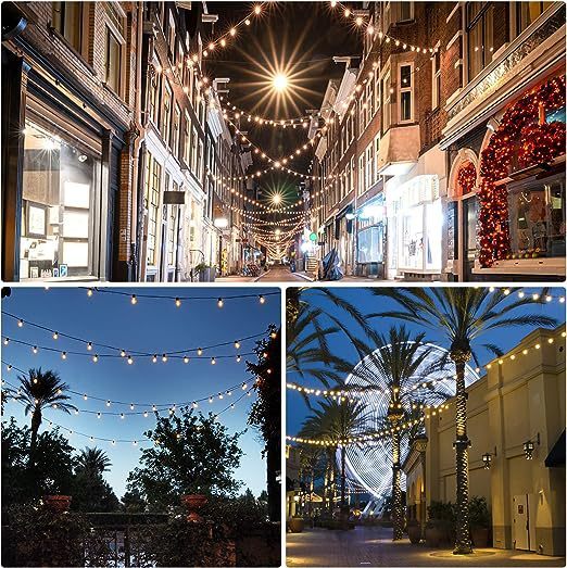Solar Transparent Long Bulb Lighting Chain Colored Lights Waterproof Outdoor Decorative Lamp