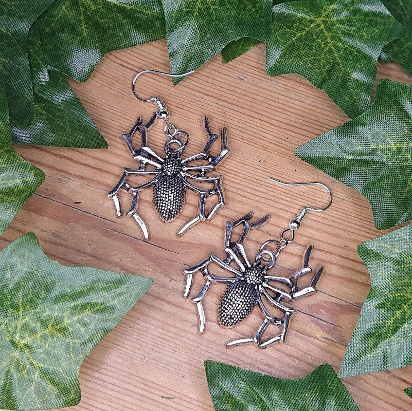 New Halloween Ear Accessories Alloy Spider Earrings Retro Insect Earrings