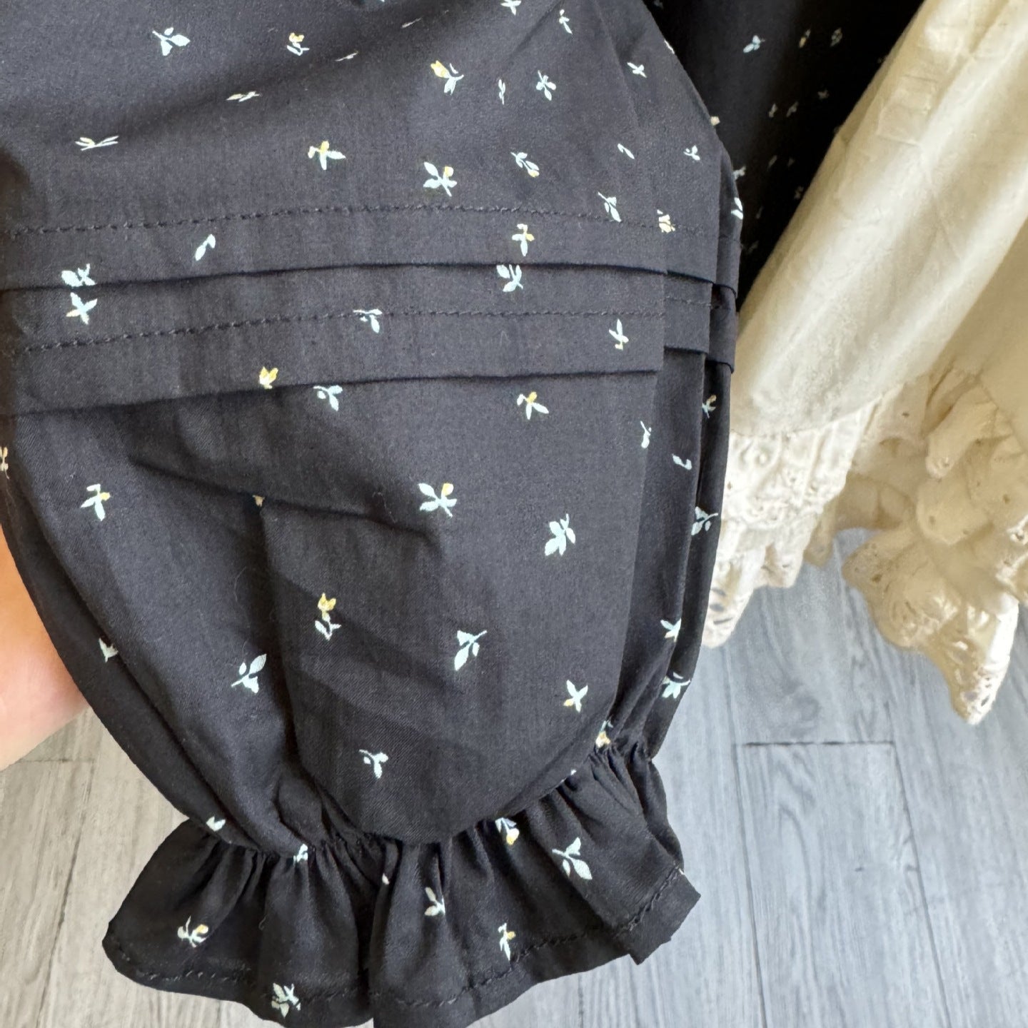 Girls' Floral Shirt Western Style Fashion Suit