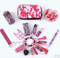 Black pink leopard