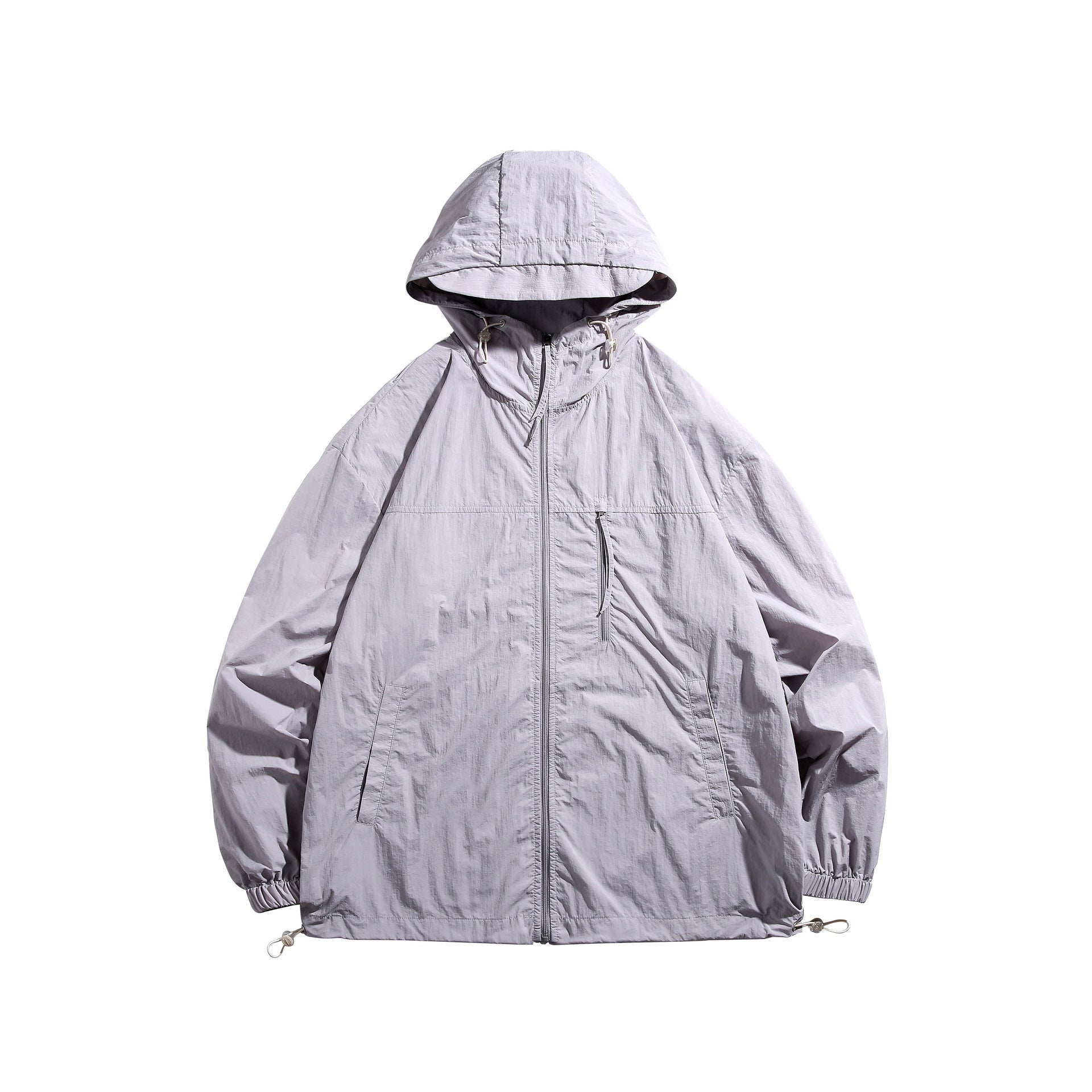 Unisex Ice Silk Hooded Jacket – UPF50 Sun Protection Outdoor Wear