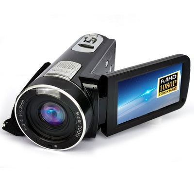 1080P Digital Camera with 3.0″ Rotating Screen – Compact Vlogging Camera