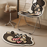 Retro Home Bathroom Bathroom Water Absorbing And Non Slip Floor Mats