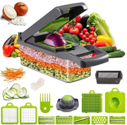 15-Piece Multi Vegetable Slicer Set – Kitchen Grater, Slicer, Inserts & Egg Separator