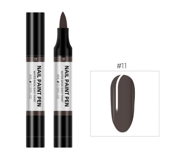 Plastic Nail Art Pen 24 Color Water Based Flower Painting