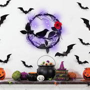 Halloween Glowing Dead Wood Black Crow Garland Decorations