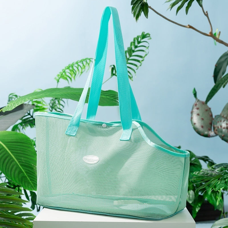 Spring And Summer Cat Out Breathable Mesh Crossbody Hand Bag