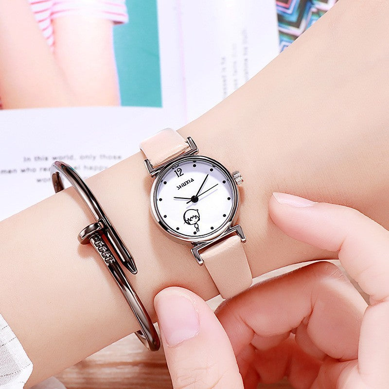 Small Dial Simple Casual Women's Watch