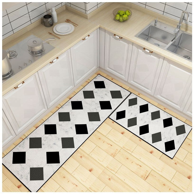 Long Oil-Proof Kitchen Floor Mats & Bathroom Mats – Non-Slip Foot Rugs