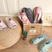 Pastoral Fabric Home Cotton Slippers