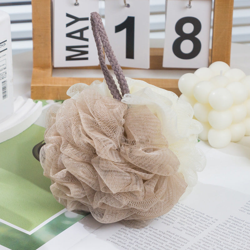 Minimalist Bathing Tool with Ultra-Soft Shower Ball