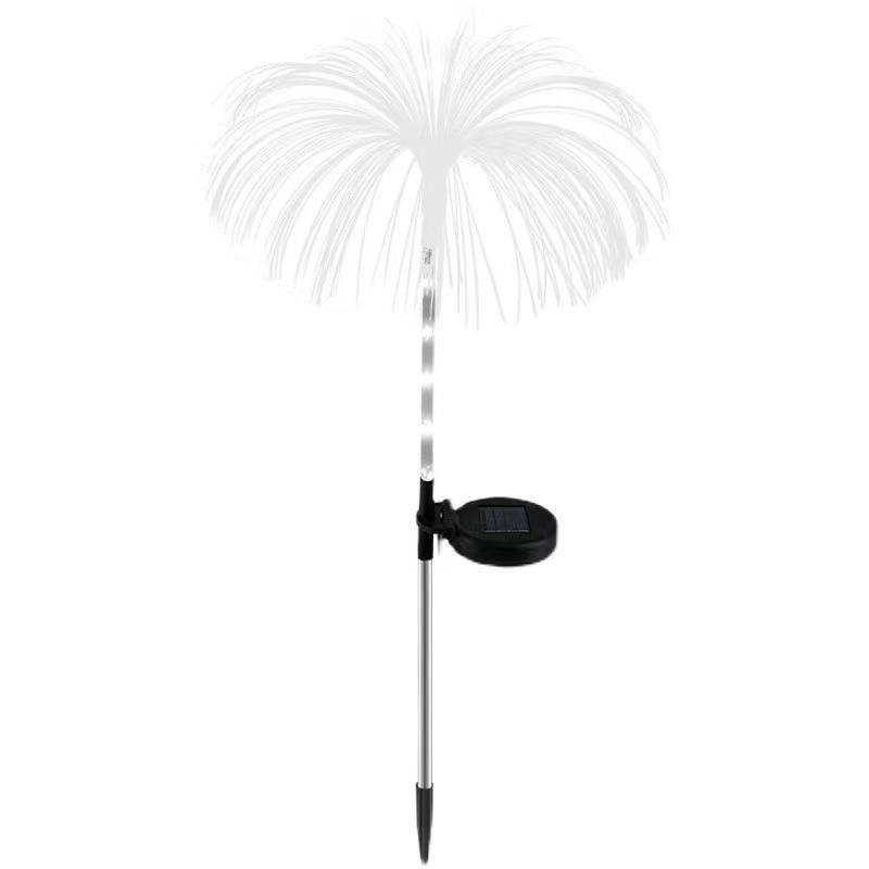 Solar Outdoor Double-layer Decorative Optical Fiber Jellyfish Lamp