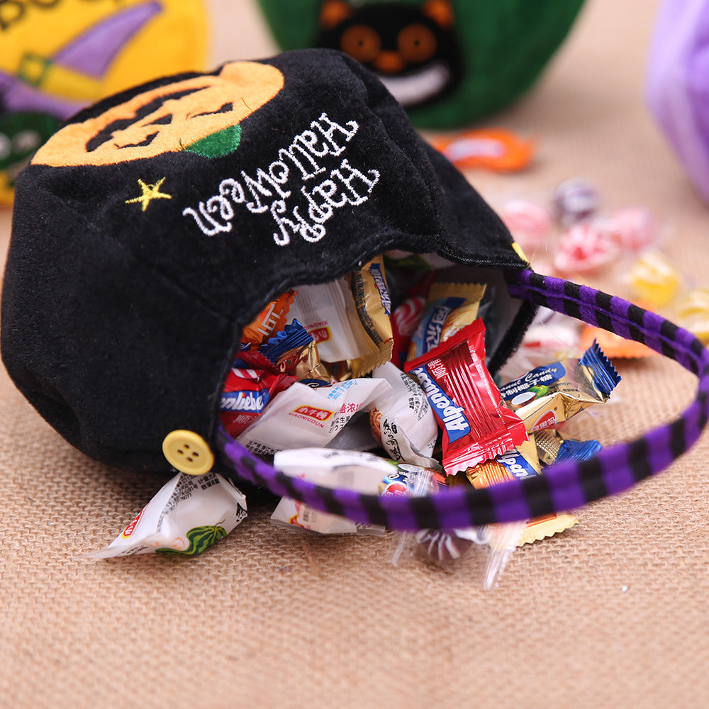 New Halloween Decorations Hooded Round Handbag