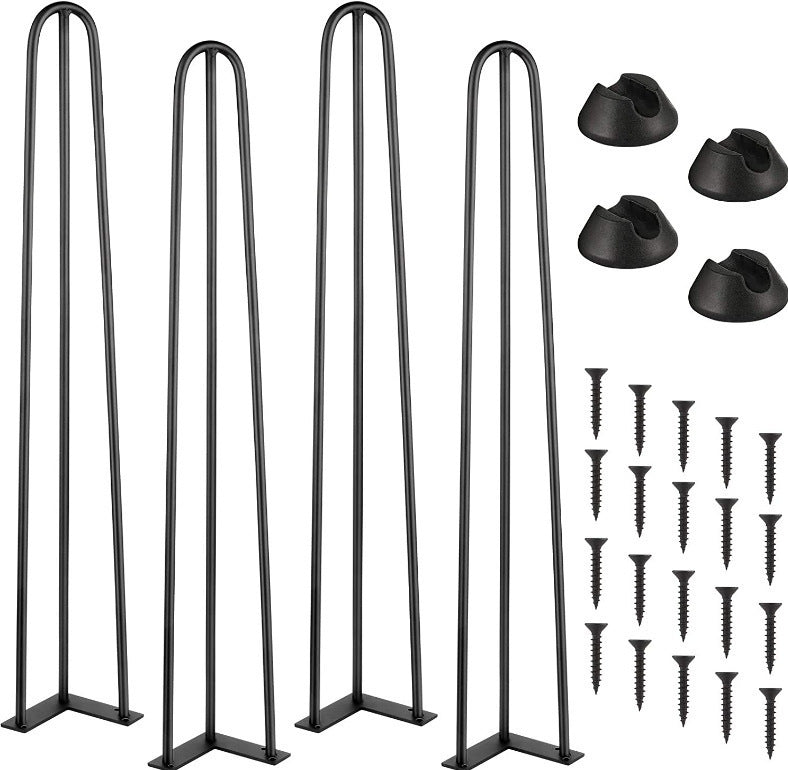 Modern Minimalist Wrought Iron Table Leg Bracket Hardware Accessories