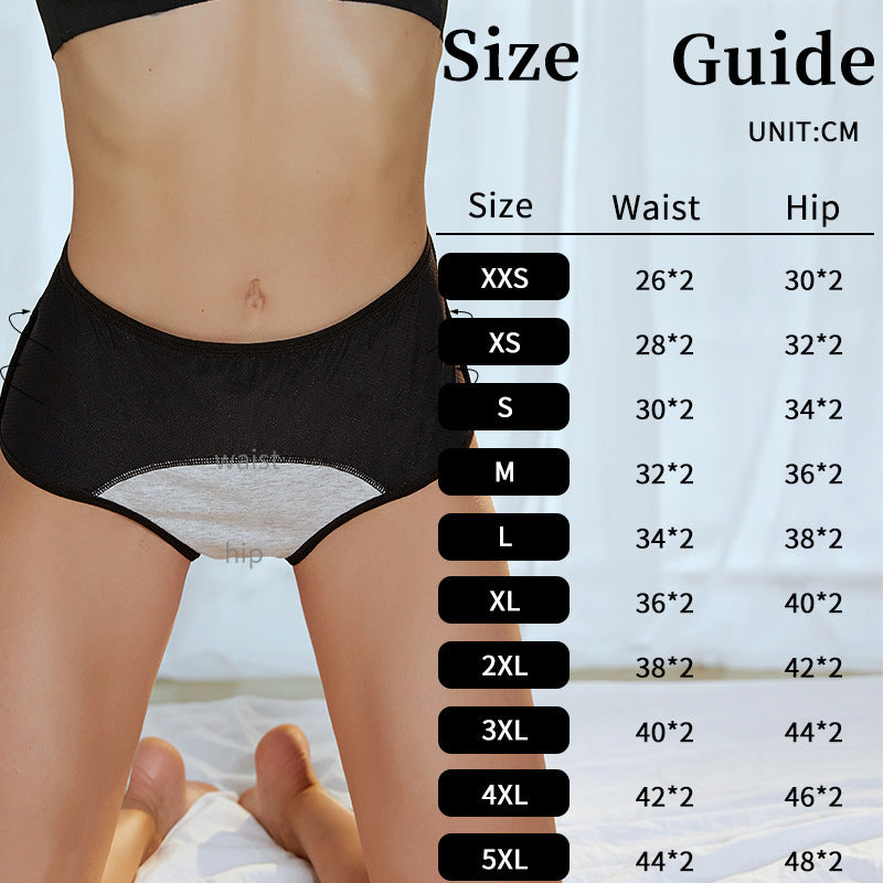 Women’s Breathable Mesh Period Underwear – Front & Back Leak-Proof