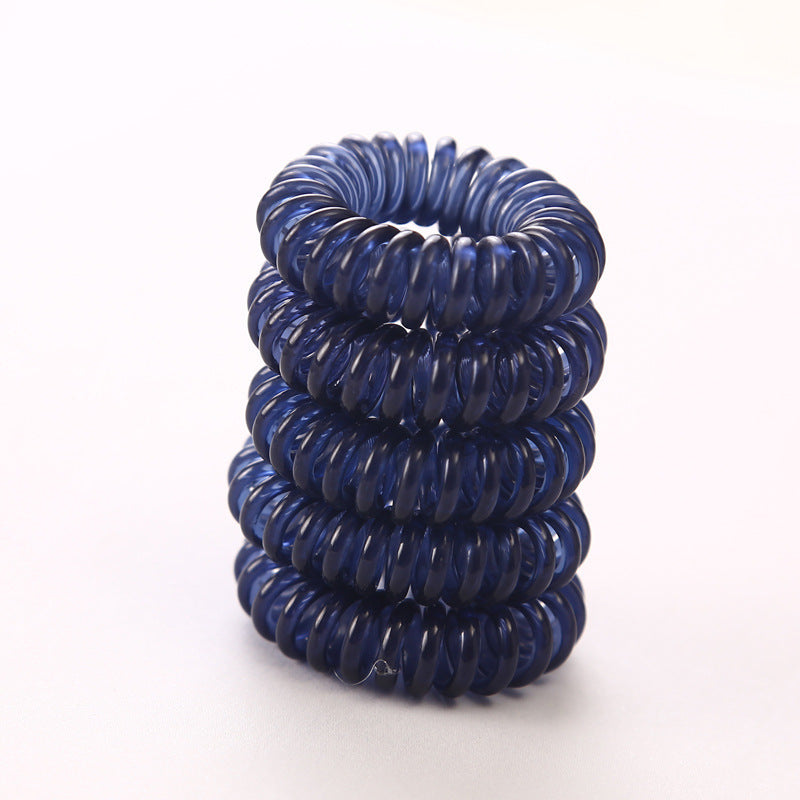 Transparent Phone Line Hair Ring Small Size Cute High Elastic Thin Hair Rope