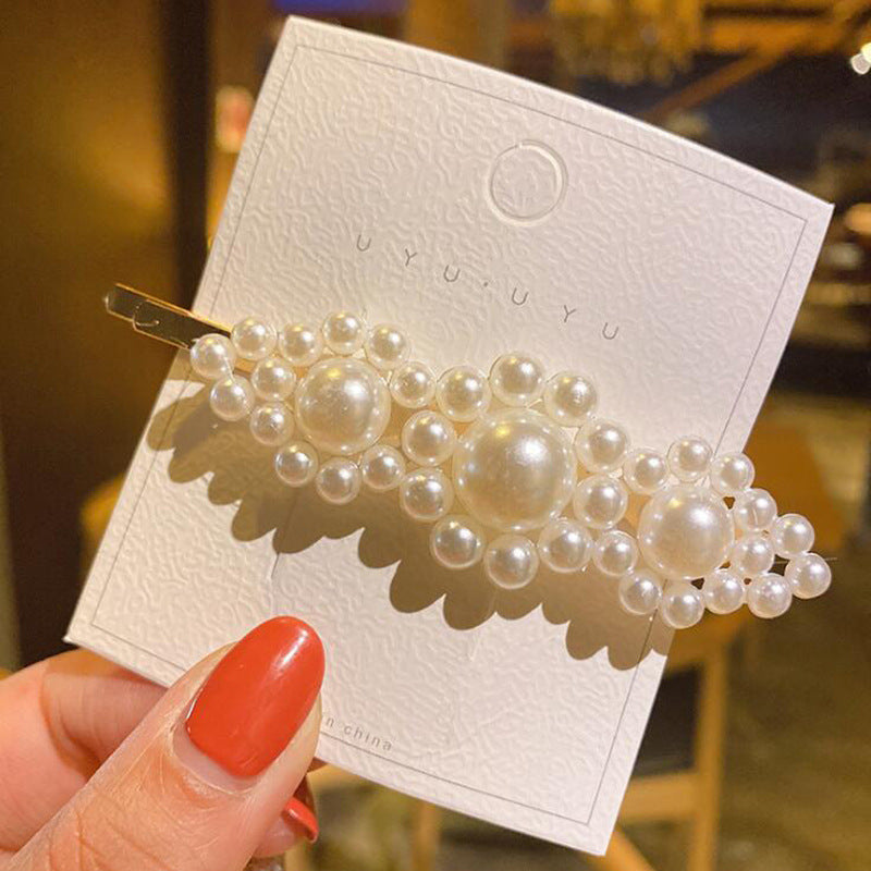 Internet Influencer Pearl Plastic Hairpin