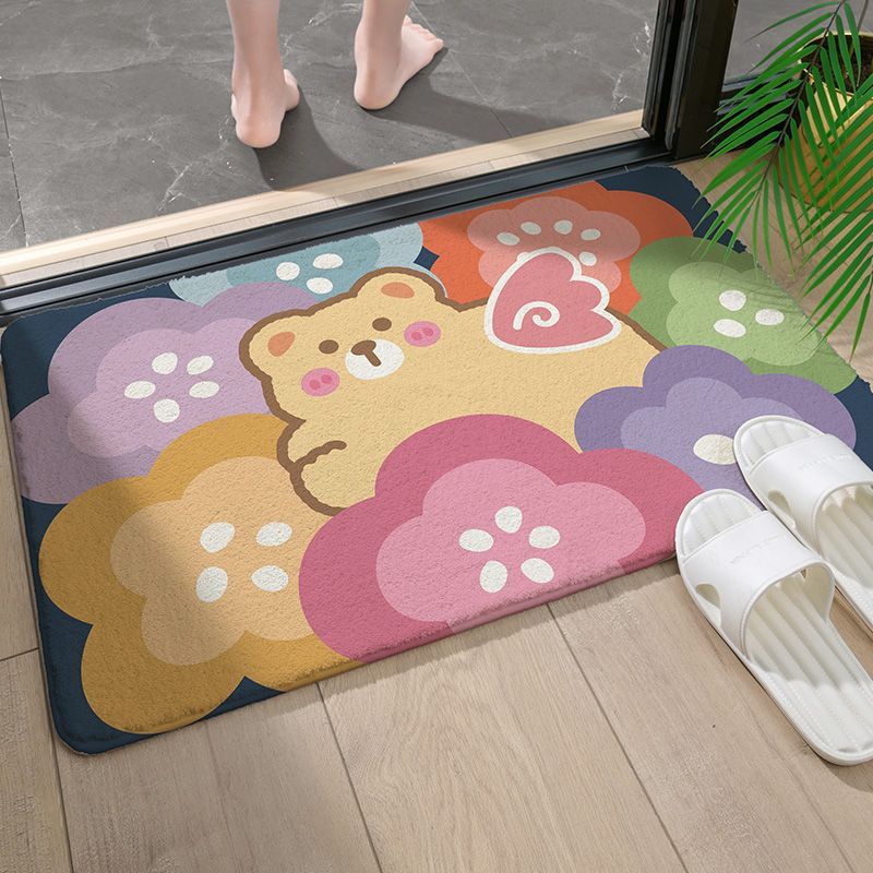 Entrance Floor Mat Bathroom Bathroom Entrance Absorbent Household Bedroom Carpet