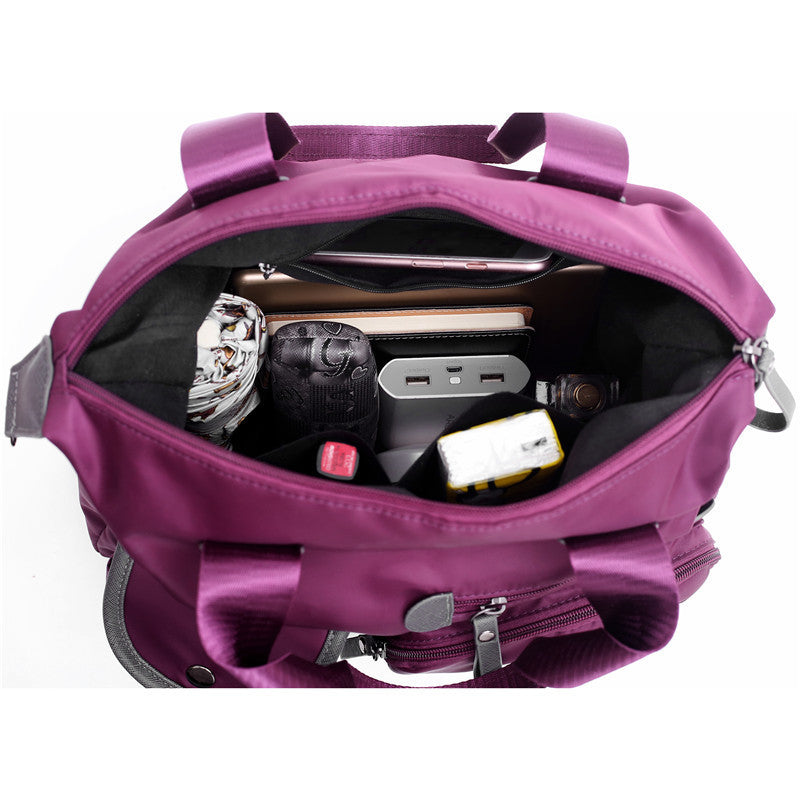 Women’s Large Capacity Multi-Pocket Shoulder Bag – Nylon Waterproof Casual Crossbody Tote