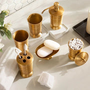 Bronze Bathroom Accessories Set – 6-Piece Countertop Vanity Collection