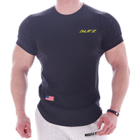 Black Fluorescent Yellow Label