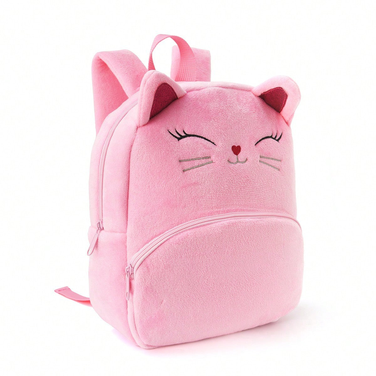 Kids Plush Cartoon Animal Backpack Unisex Cute Daily Use