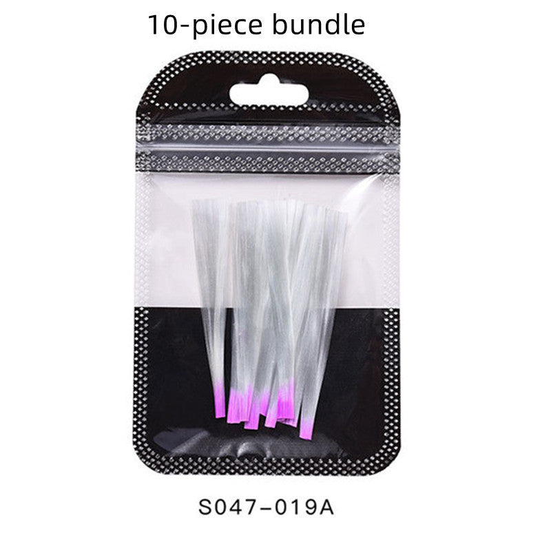 Nail Extender Tool Natural Anti-Cracking Fiber Silk Paperless Support