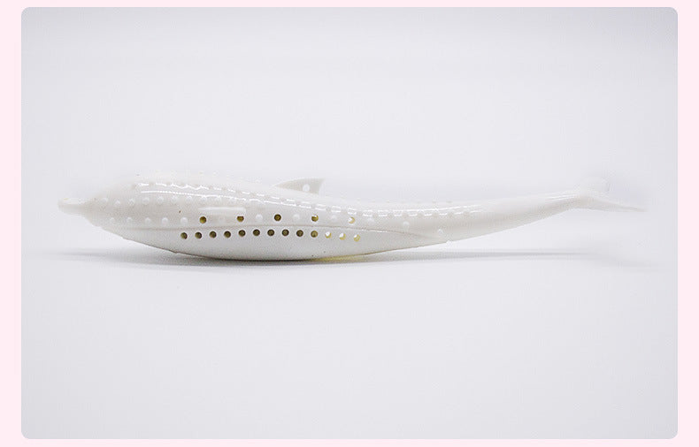 Teeth Cleaning Silicone Fish Pet Toy Molar