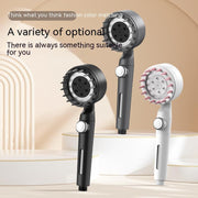 Skin Beautifying Handheld Shower with Filter Booster – Red Spray Nozzle