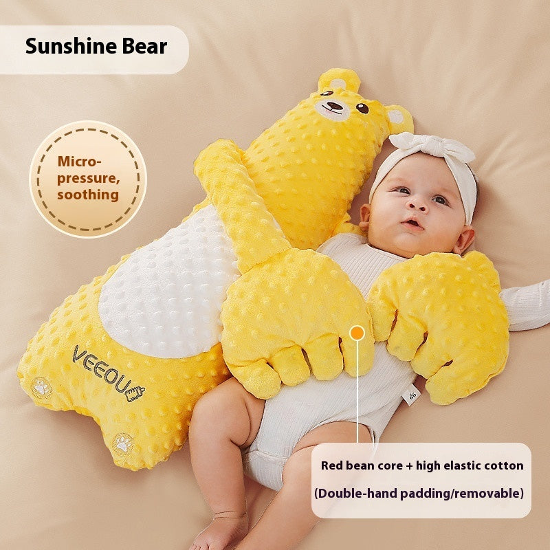 W9Q Wenou Baby Hug Sleep Soothing Pillow – Palm-Shaped Doll Cushion