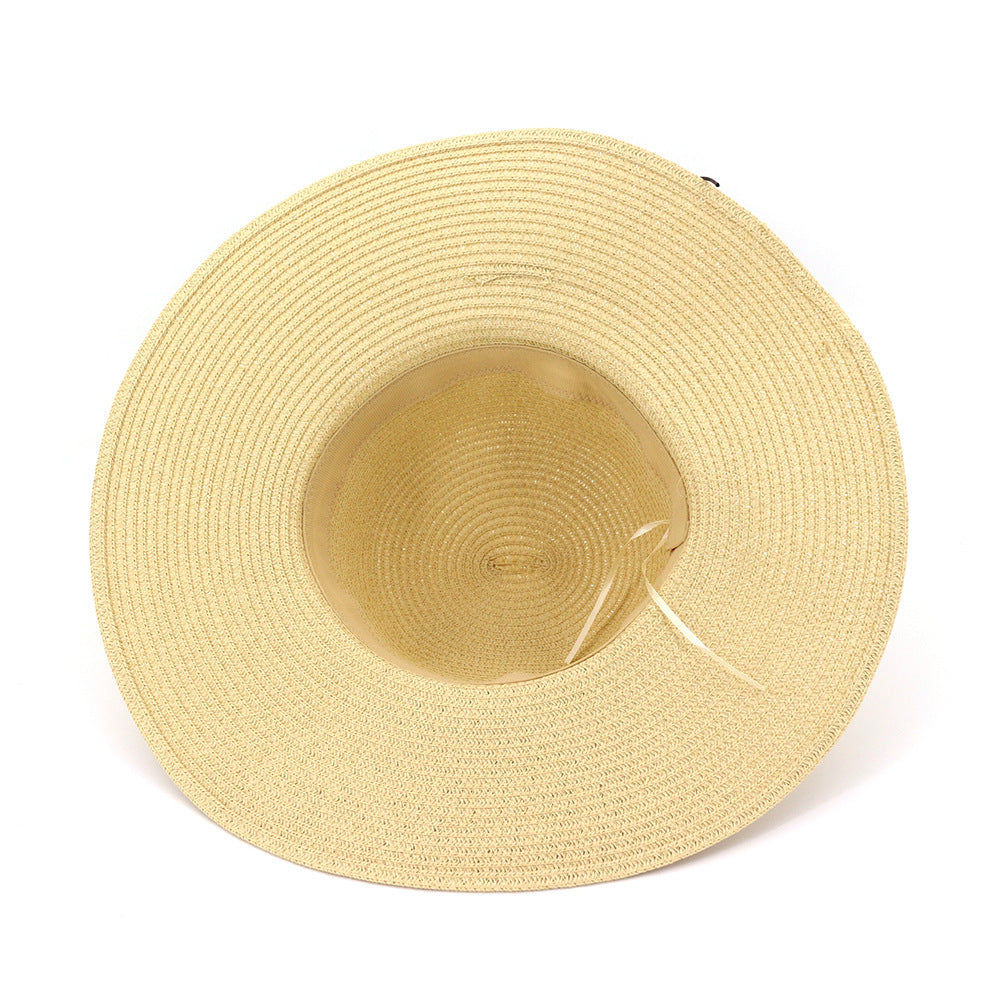 Ladies Dahai Beach Resort Sunscreen Straw Hat